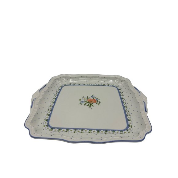 Villeroy and Boch Romantica Small Square Plate Platter 9.75 x 8.75 - Picture 2 of 4